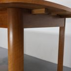 Vintage Eetafel Rechthoek Notenfineer thumbnail 9