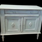 Vintage Brocante Kastje Dressoir Commode Tv Kastje Kast thumbnail 4
