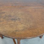 Charmante Antieke Engelse Eikenhouten Gateleg Tafel Klaptafel Uit 18E Eeuw thumbnail 10