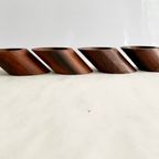 Set Van 4 Vintage Palissander Servetringen | Kerst thumbnail 3