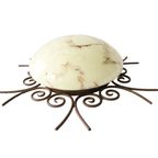 Art Deco Stijl Plafondlamp, Jaren '60 thumbnail 2