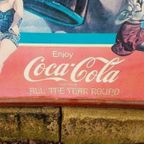 Vintage Coca Cola Poster Uit 1982, Mooi Ingelijst 👌 thumbnail 5