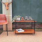 Vintage Design Trolley Pastoe Stijl Mid Century Bijzettafel thumbnail 11