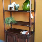 Retro Vintage Teak Fineer Mini Bureau, Bureautje, Desk, Kast thumbnail 16