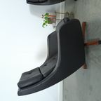 Zwarte Skai Kunstleder Draaifauteuil Uit Zweden thumbnail 9