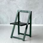 Vintage Klapstoel Retro Jaren 70 Design Folding Chair Groen thumbnail 2