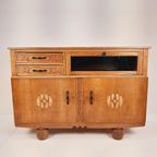 Antiek Art Nouveau Dressoir | Vintage 1920S | Jugendstil | Volledig Gerestaureerd thumbnail 16