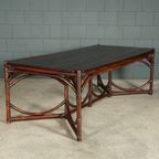 Vintage Manou/Bamboe Eettafel Xl thumbnail 11