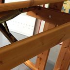 Vintage Grenen Design Kantelbaar Bureau Tekentafel thumbnail 15