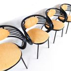 4X Vintage Stoelen Memphis Stijl thumbnail 7