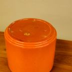 Vintage Adco Bloempot Oranje thumbnail 7