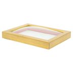 Vintage Diepe Gouden Houten Lijst Met Bol Glas Convex thumbnail 11