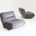 Giuseppe Munari Lounge Lounge Fauteuils Jaren 70, Italië Set Van 2 thumbnail 3