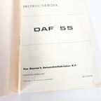 Daf 55 - Instructieboekje - Handleiding - Van Doorne'S Automobielfabrieken N.V. - 1970'S thumbnail 4