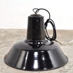 Vintage Emaille Lamp Jaren 50 thumbnail 2