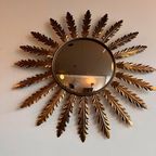 Mid Century Convex Sunburst Mirror Zonnespiegel thumbnail 2