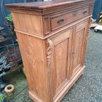 Antieke Franse Meidenkast, Commode thumbnail 4