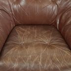 Vintage Deense Leren Fauteuils | Stoel Leer | Danish Leather thumbnail 15