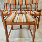 Set Vintage Eetkamerstoelen Retro Jaren 70 No 6 thumbnail 7