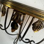 Vintage 'Gouden' Legger / Etagere / Wandconsole thumbnail 6