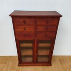 Antieke Ladekast Notariskast Buffetkast Boekenkast Vitrine thumbnail 2