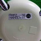 Mid-century Set Van 4 Diep Groene Fritz Hansen Vlinderstoelen thumbnail 4