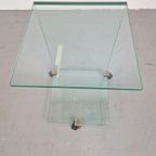 Regency Peter Ghyczy Bijzettafel Side Table Pioneer Tc Glas thumbnail 2