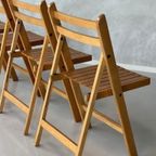 Jaren 70 Klapstoelen 4X Vintage Retro Klapstoel Prijs P/Stuk thumbnail 5