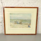 Edelt - Aquarel - Strand Van Heist 1934 thumbnail 6