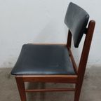 Scandinavian Vintage Chair In Teak / Leather thumbnail 7
