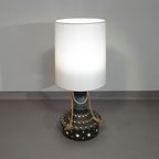 German Ceramic Vase Lamp / Rope Oversized Floor Lamp thumbnail 19