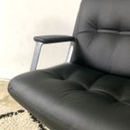 Office Chair On Wheels In Leatherette By Vaghi, Italy, 1960S thumbnail 5