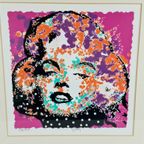 Dutch Design - Ad Van Hassel - Marilyn Monroe - Zeefdruk - Gelimiteerde Oplage thumbnail 3