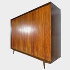 Grote Vintage 5-deurs Kledingkast In Palissander, 1960s thumbnail 6
