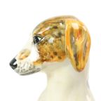 Vintage Honden Beeld Sculptuur Craquelé Keramiek Italy 31Cm thumbnail 9