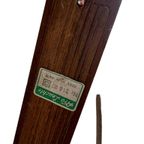 Vintage Houten Wandlamp / Schaarlamp Met Kapje 'aro Leuchten thumbnail 2