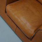 Roche Bobois Clubfauteuil In Tan/Cognac Nekleer thumbnail 6