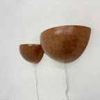 Set Of 2 Ceramic Wall Lights Sconce , 1970S thumbnail 2