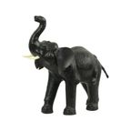 Grote Vintage Lederen Olifant Omersa Stijl Beeld Sculptuur 50cm thumbnail 7