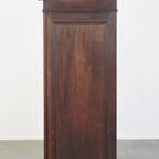 Prachtige Antieke Presenteer Kast/ Katheder/ Vitrine Kast Gemaakt Van Eikenhout Met Glazen Deur thumbnail 3
