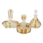 Vintage Phönix Amber Toiletset Parfumset Boudoir Bleikristal thumbnail 5