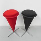 Set Van 2 Krukken Verner Panton, Cone Stools thumbnail 4