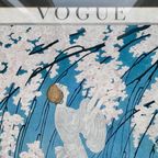 Art Deco Ingelijste Vogue Cover 1919 Schilderij thumbnail 5