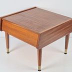 Vintage Nachtkastje Teak Lade Denemarken ’60 Mid Century thumbnail 9