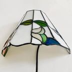 Vintage Wandlamp Glas In Lood 1970’s Tiffany Stijl thumbnail 4
