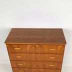 Scandinavisch Vintage Teak Fineren Ladekast Maloy thumbnail 5