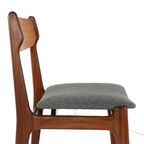 Set 4 Findahl Vintage Eetkamerstoelen Stoelen Gestoffeerd Deens thumbnail 6