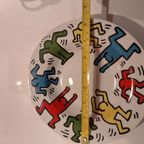 Keith Haring Servies: 2 Platte Borden, 2 Koffiekop En Schotel, 1 Espresso Kopje En Schotel thumbnail 5