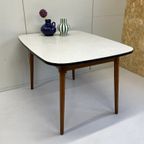 J`60 Uitschuif Tafel Formica Hout Eettafel thumbnail 2