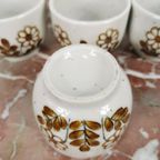Vintage Keramiek Theeservies. Theepot En Kop En Schotels thumbnail 7